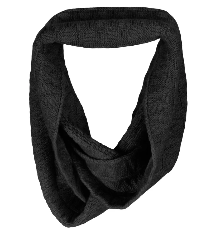 Kaschmir Loop Schal | Infinite Schal Schwarz