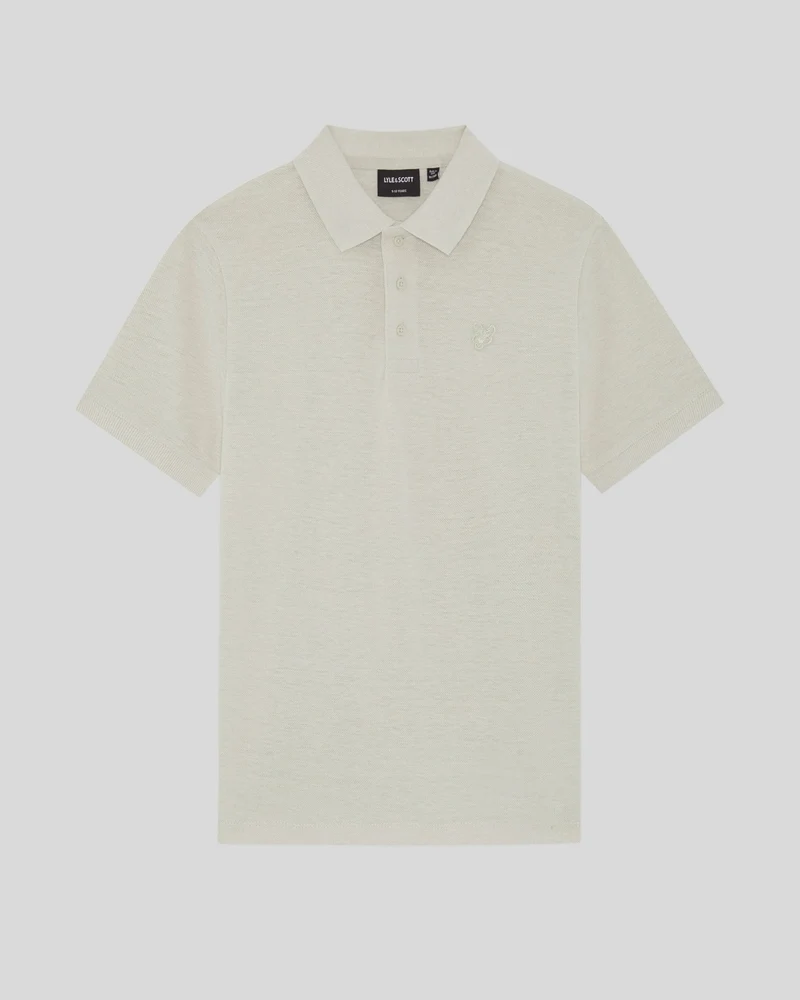 Linen Blend Polo Shirt