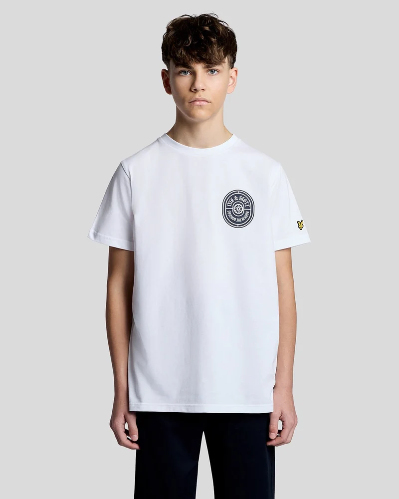 Graphic Badge Cotton T-Shirt