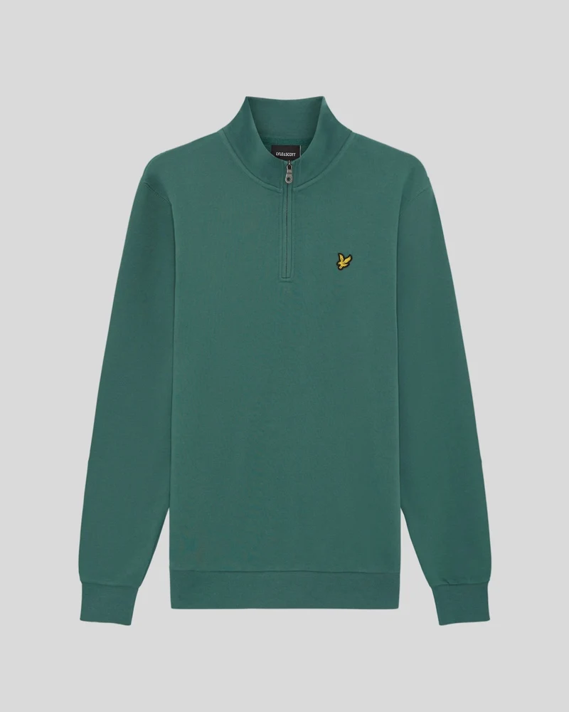 Cotton Loopback 1/4 Zip Sweatshirt