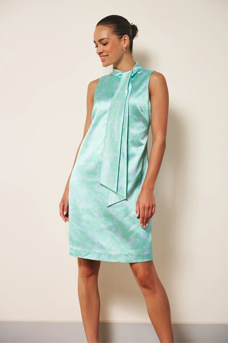 Jurk Knot Detail Daylight Print SP26.14020