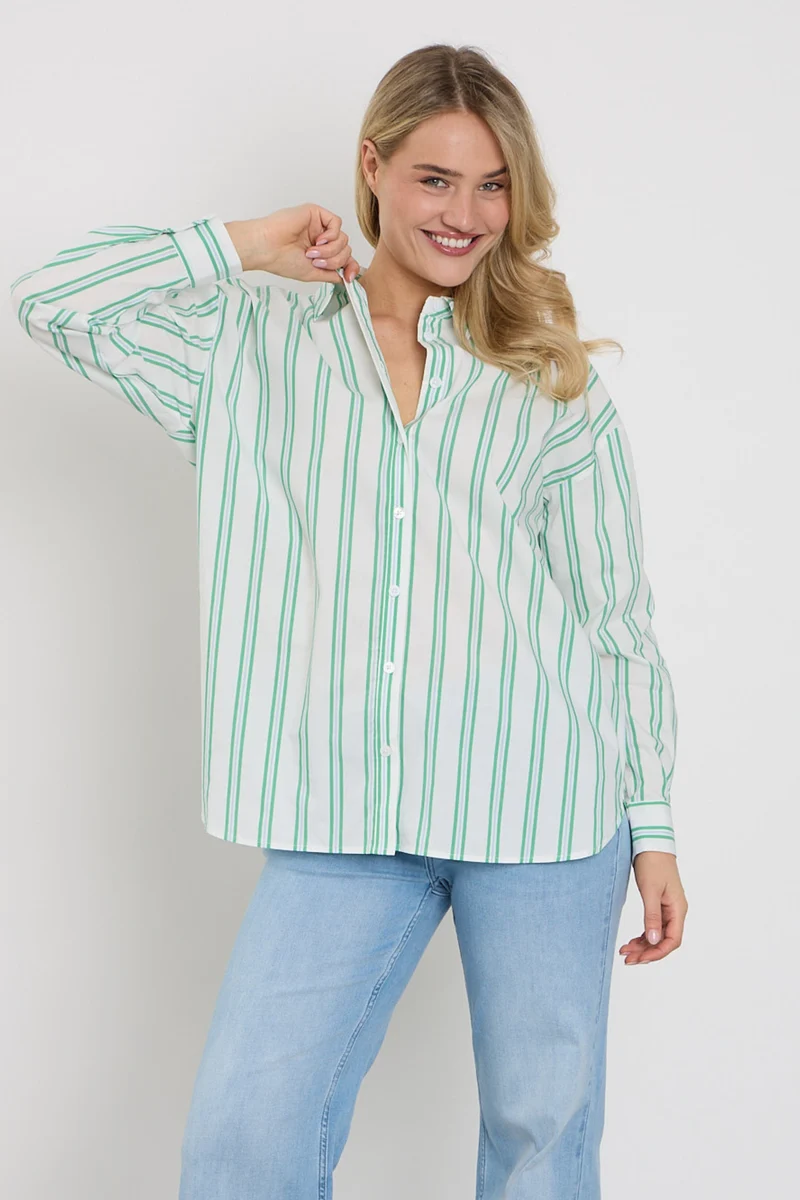 Blouse Fqfina Star Offwhite Bright Green 207500
