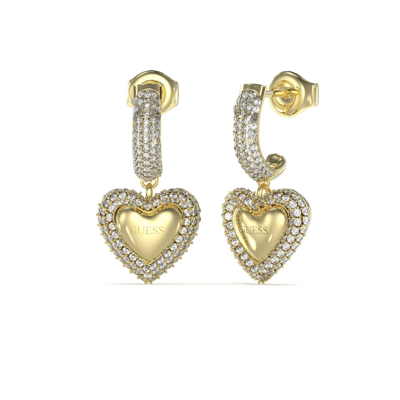 Guess Beloved Gold Earrings JUBE05021JWYGT-U