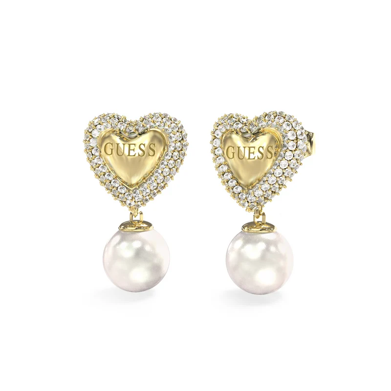 Guess Beloved Gold-coloured Earrings JUBE06006JWYGT-U