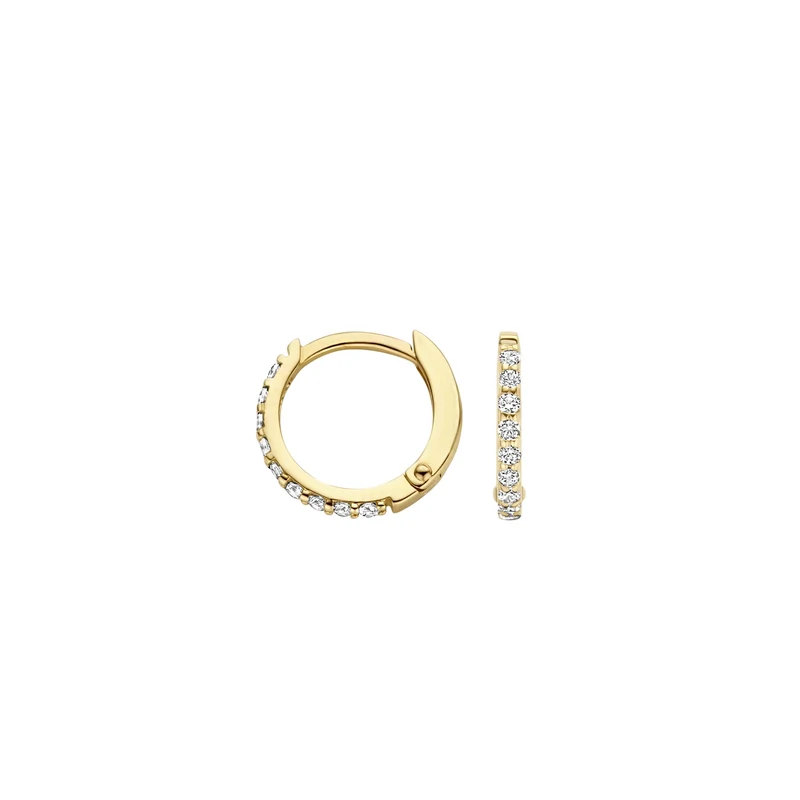Blush 14 Karaat Gouden Creolen 7268YZI