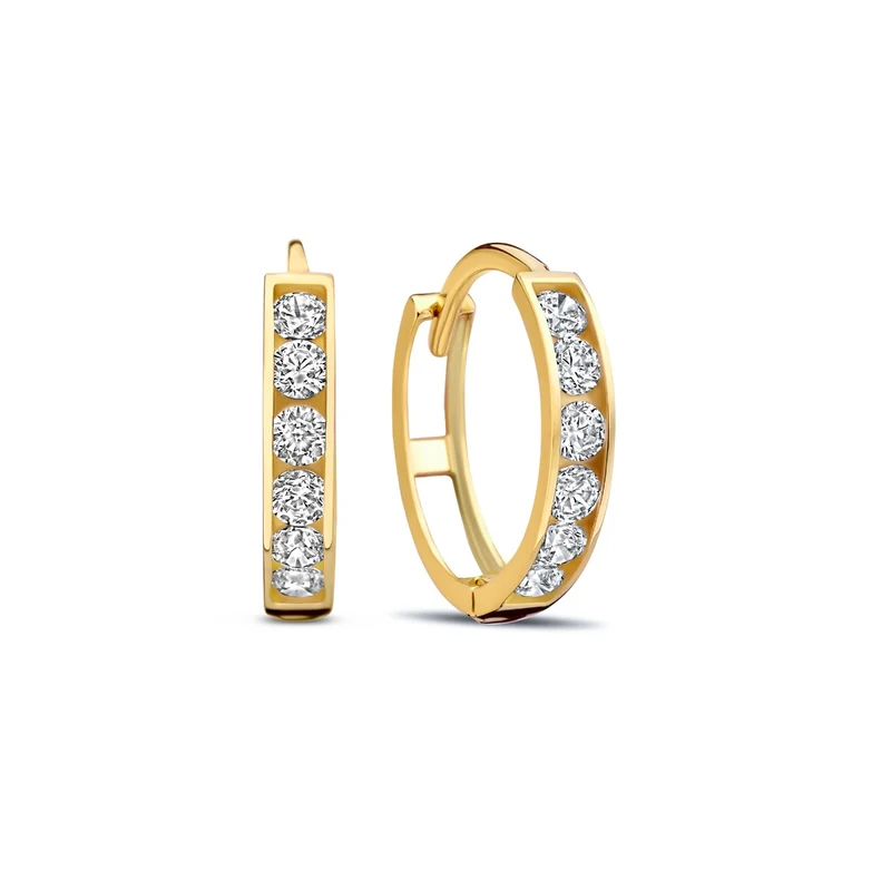 Beloro Jewels Monte Napoleone Stella 9 karaat oorringen BO360067