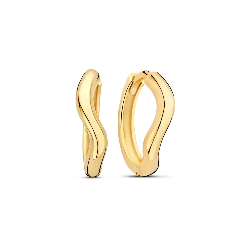 Beloro Jewels La Rinascente Mathilde 9 karaat oorringen (9,6 mm) BO360109