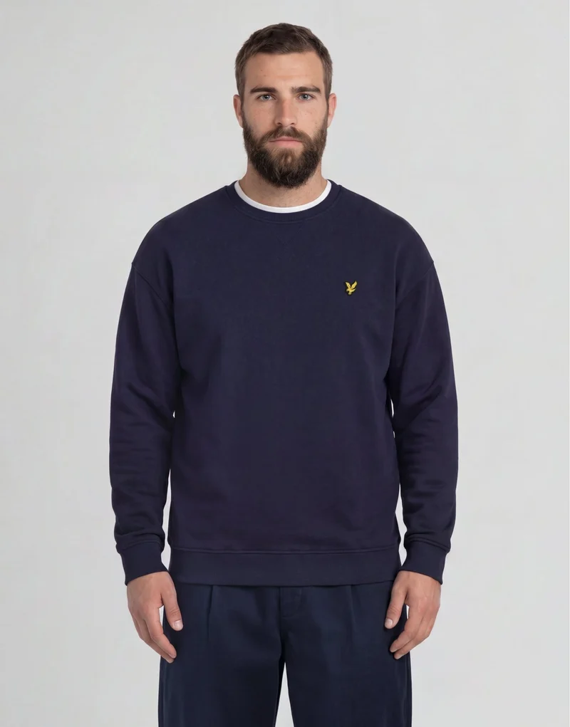 Cotton Crew Neck Sweatshirt