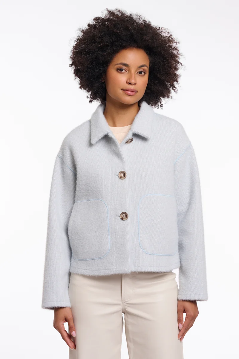 Jacket Esia Light Blue Snow