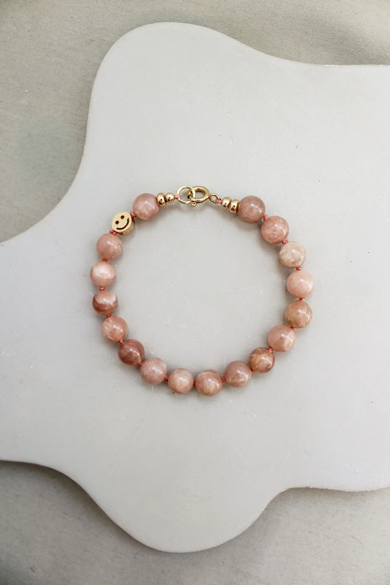 Zonnesteen armband 'Emma'