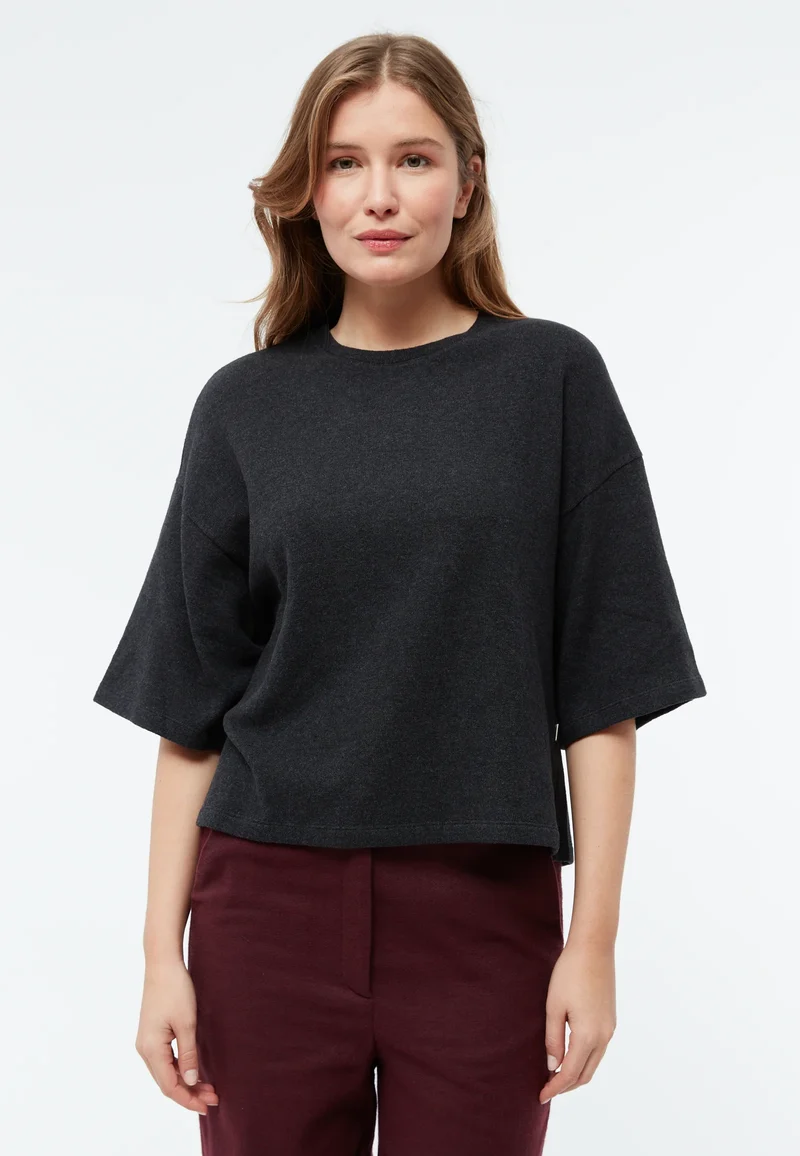 GIVN BERLIN Selma top dark grey women