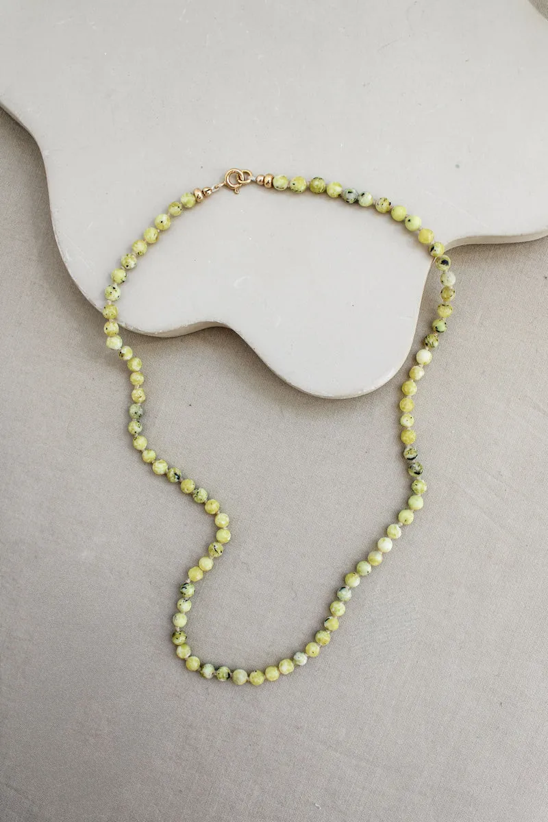 Jaspis ketting 'Féline'