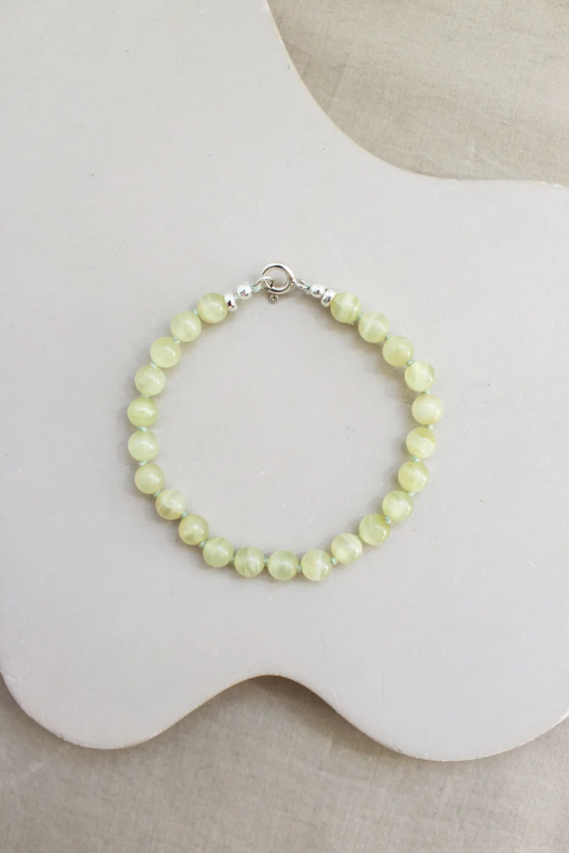 Jaspis armband 'Inès'
