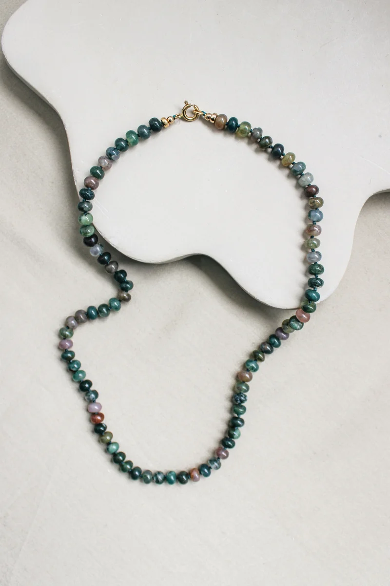 Indiase agaat ketting 'Carmen'