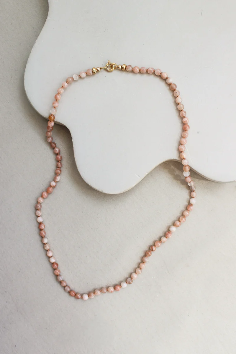 Maansteen ketting 'Féline'
