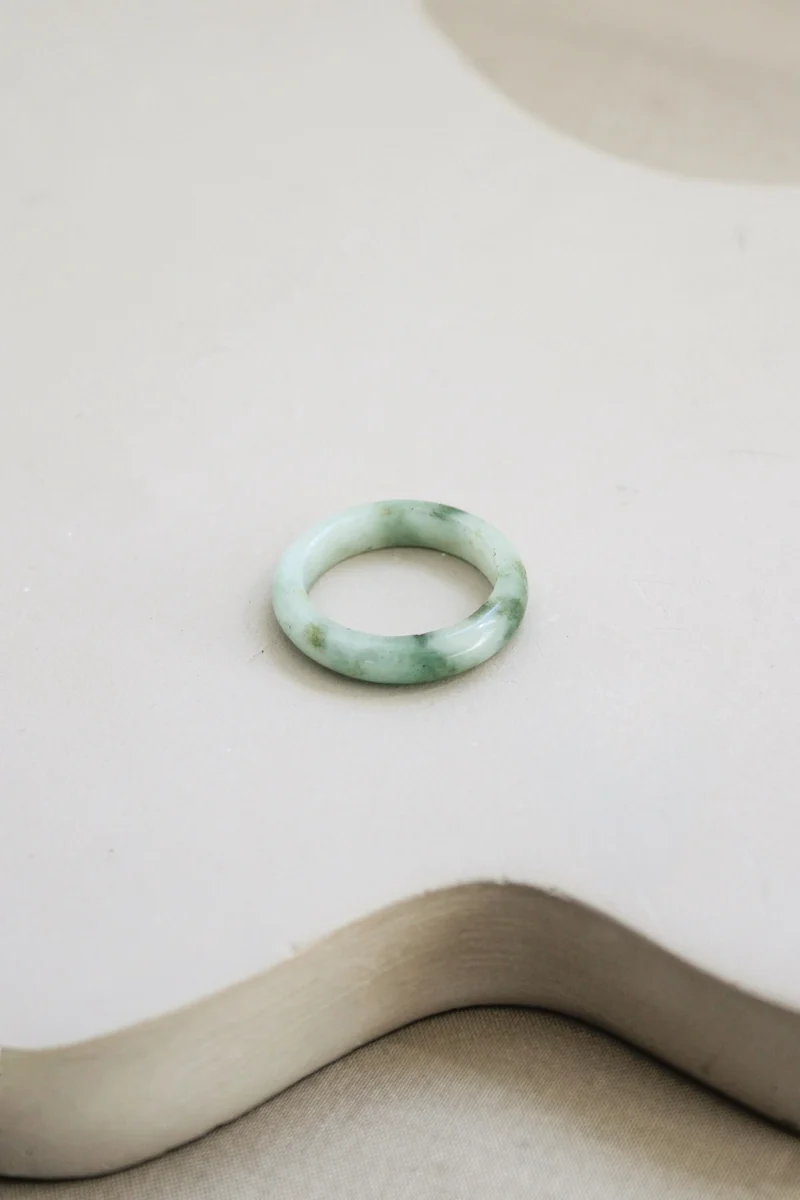 Jade ring 'Mica' (US 7, 17.3mm)