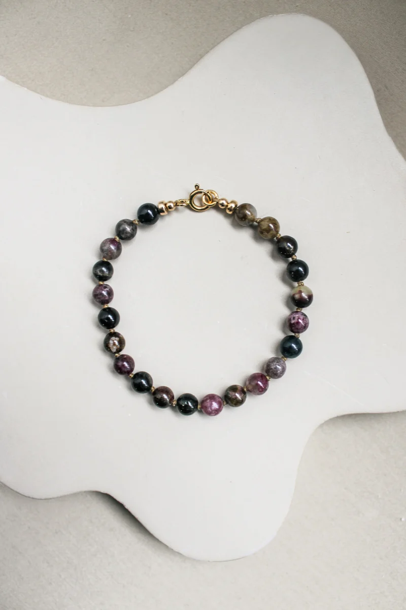 Toermalijn armband 'Inès'