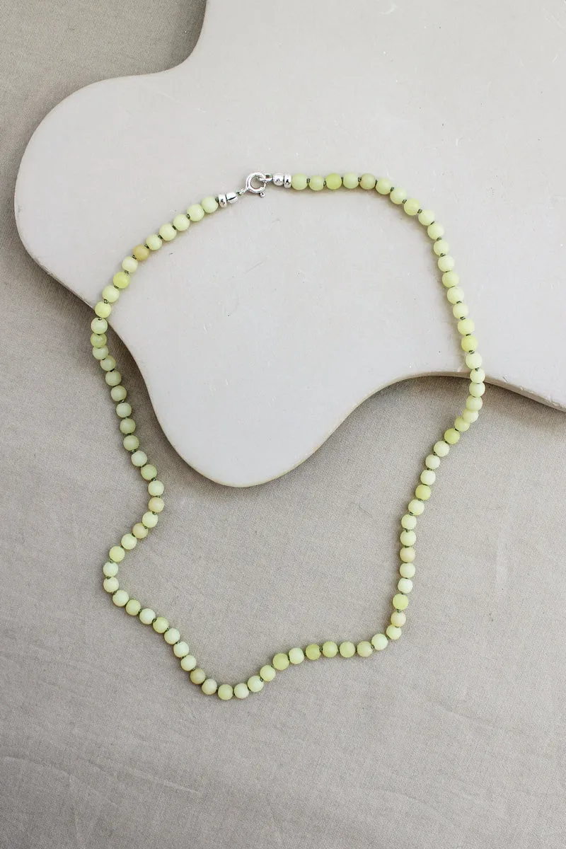 Peridot ketting 'Féline'