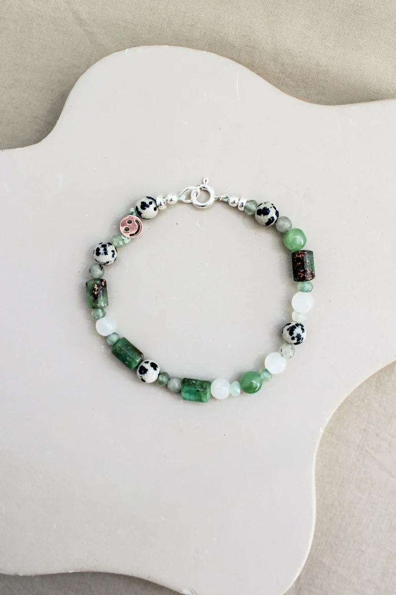 Edelsteen armband 'Ivy'