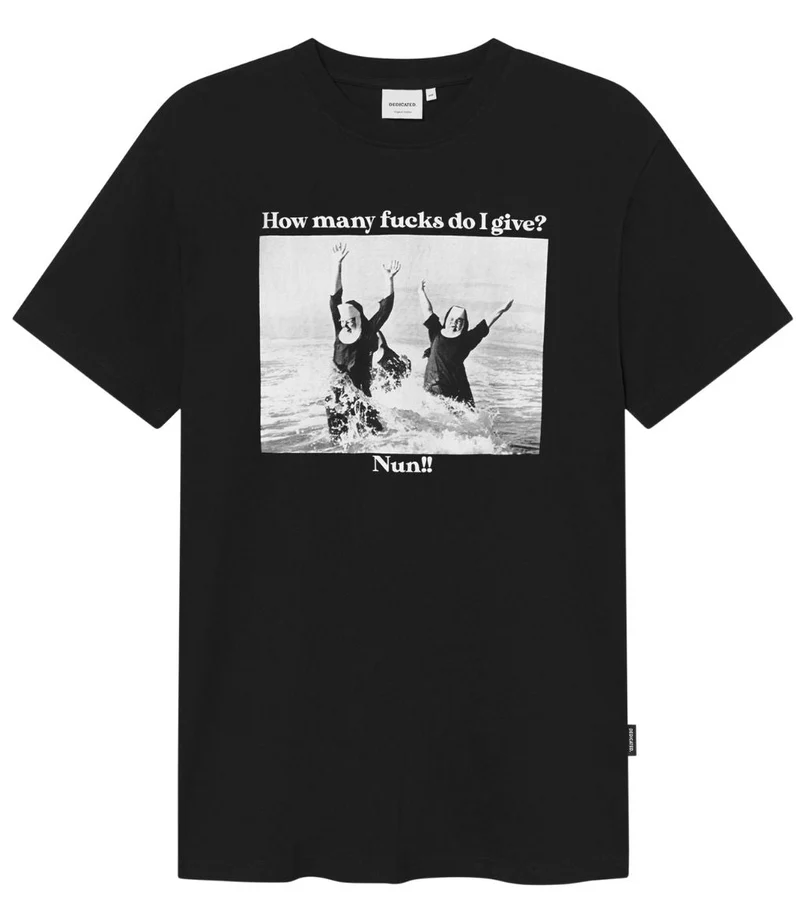 DEDICATED Stockholm nun given t-shirt black men