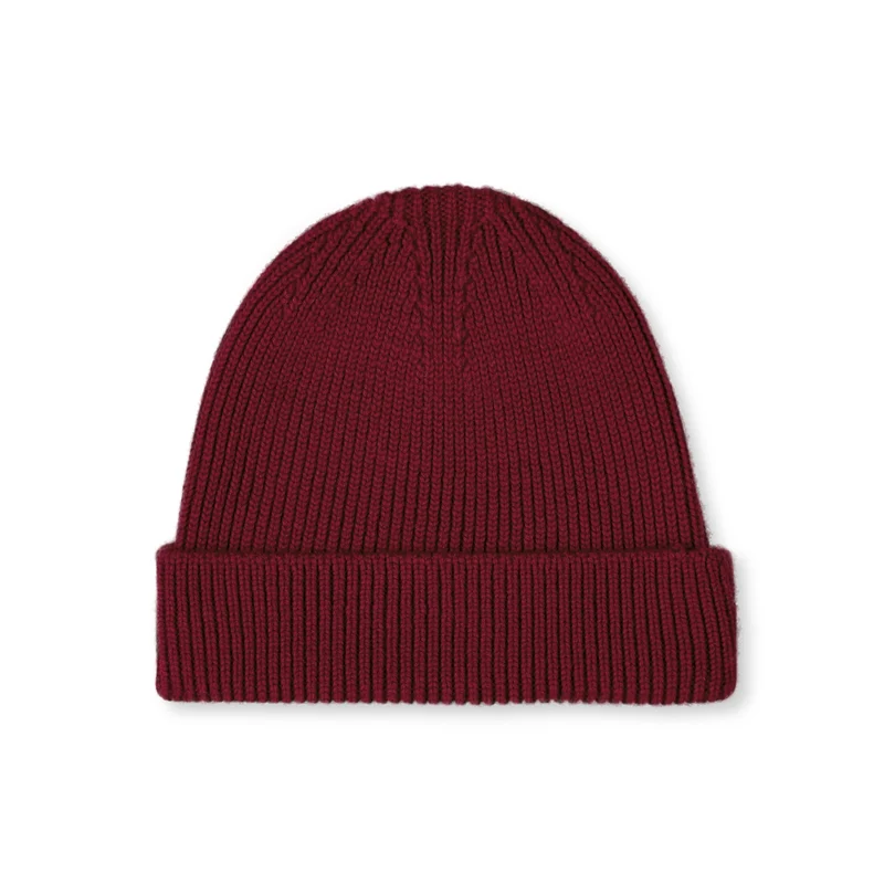 WOLVIS Beanie maroon unisex