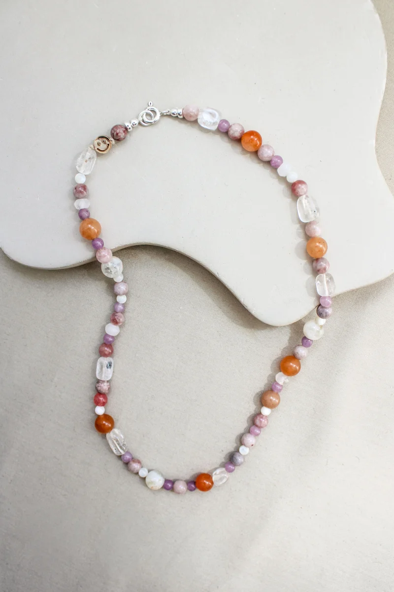 Edelsteen ketting 'Linnea'