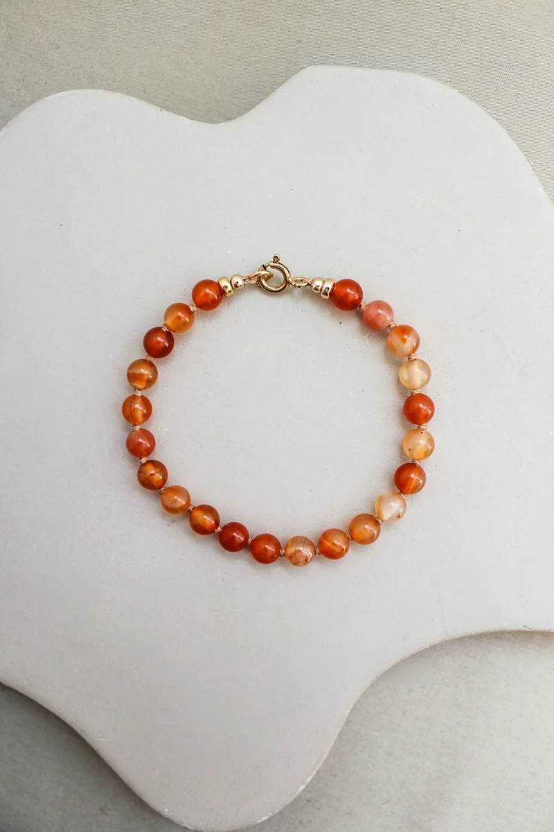 Carneool armband 'Inès'