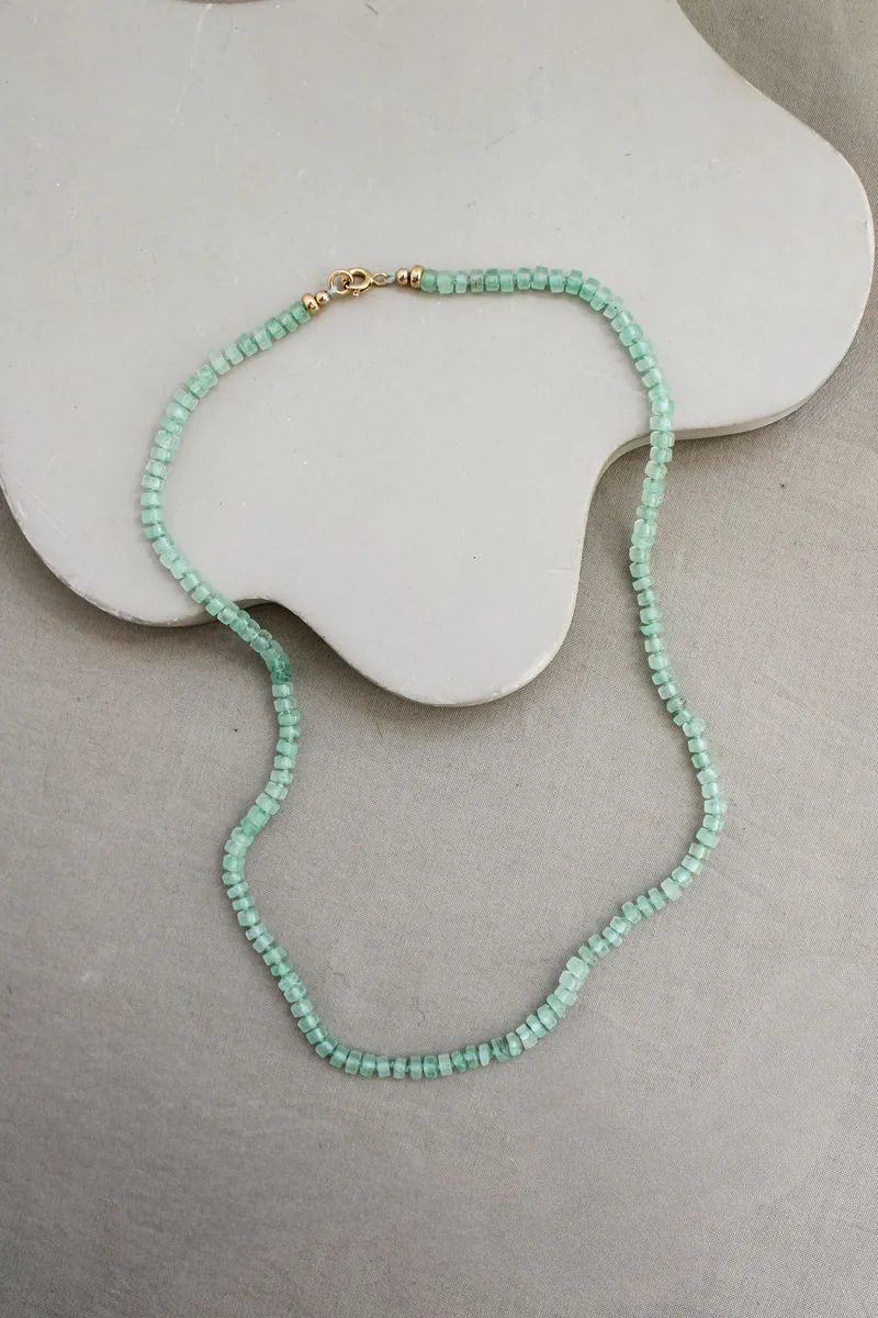 Aventurijn ketting 'Reggie'