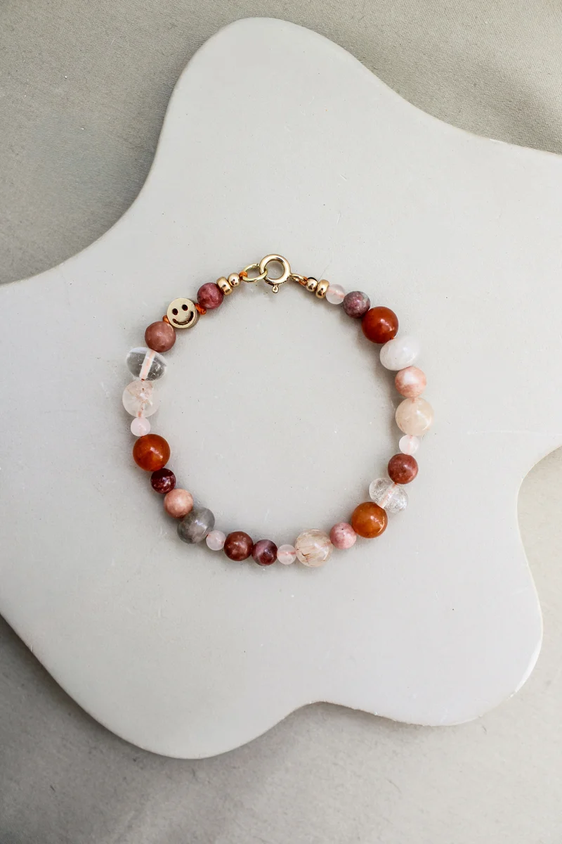 Edelsteen armband 'Marigold'