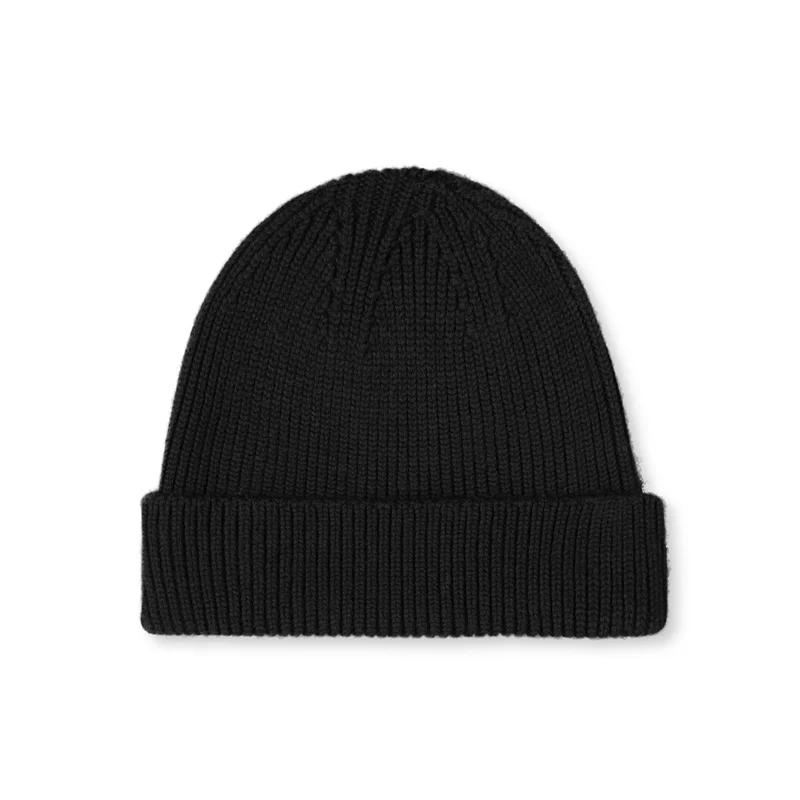 WOLVIS Beanie black unisex