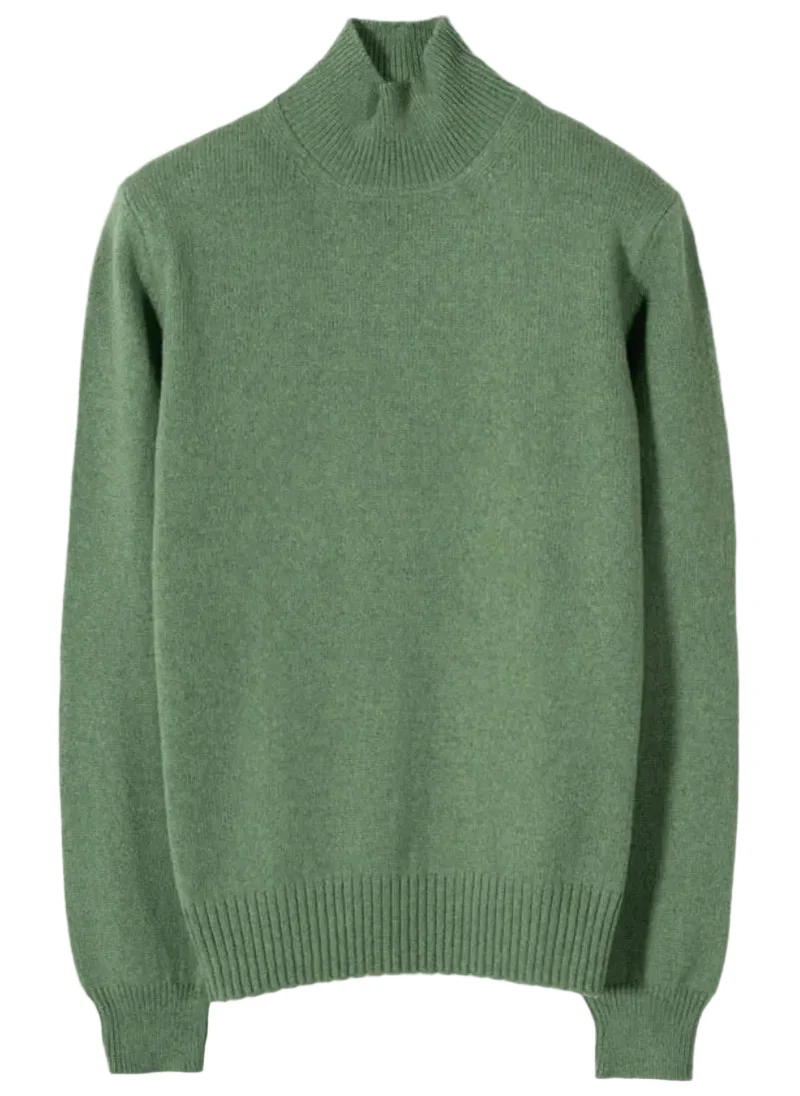 RIFO Ada recycled cashmere sweater green bietola women