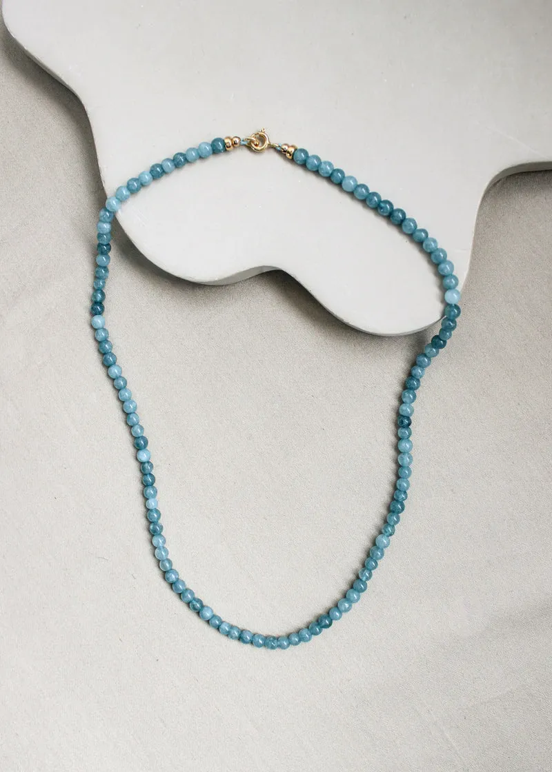 Chalcedoon ketting 'Flore'