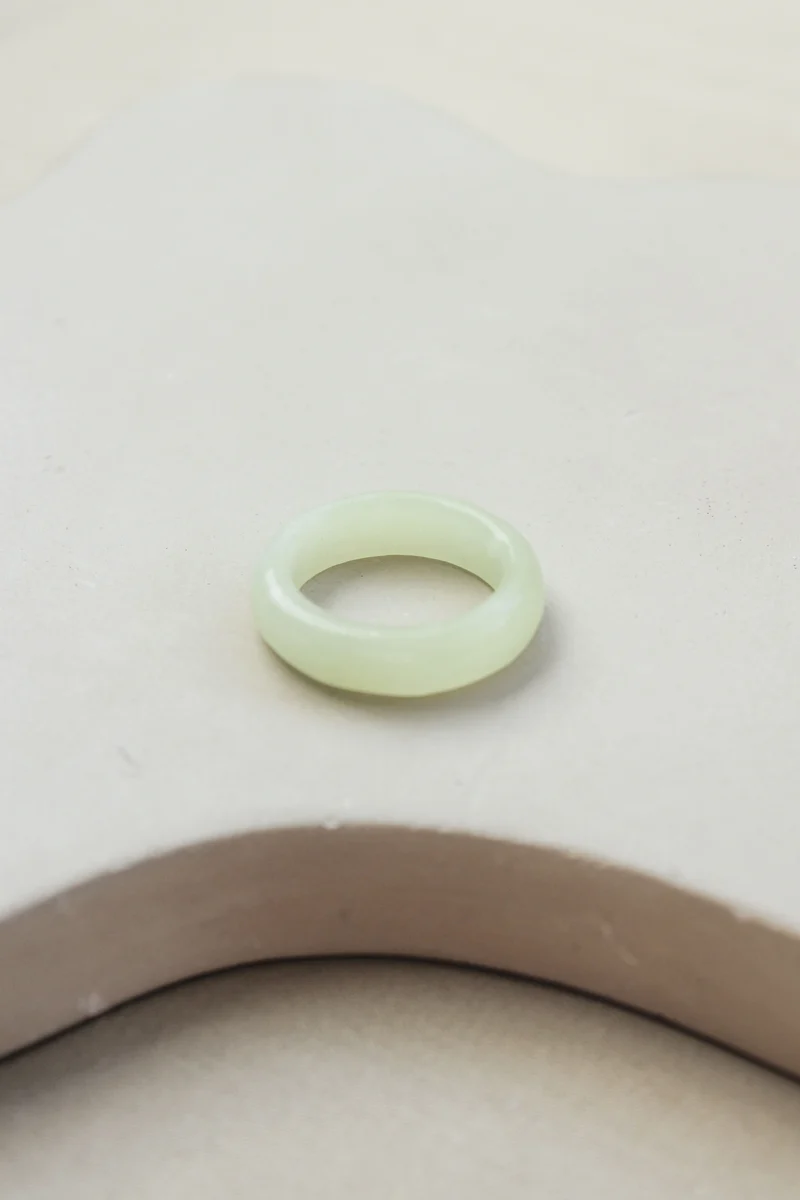 Jade ring 'Didde' (US 8, 18.2mm)