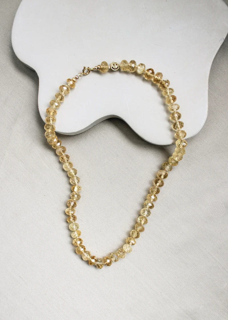 Citrien ketting 'Camille'