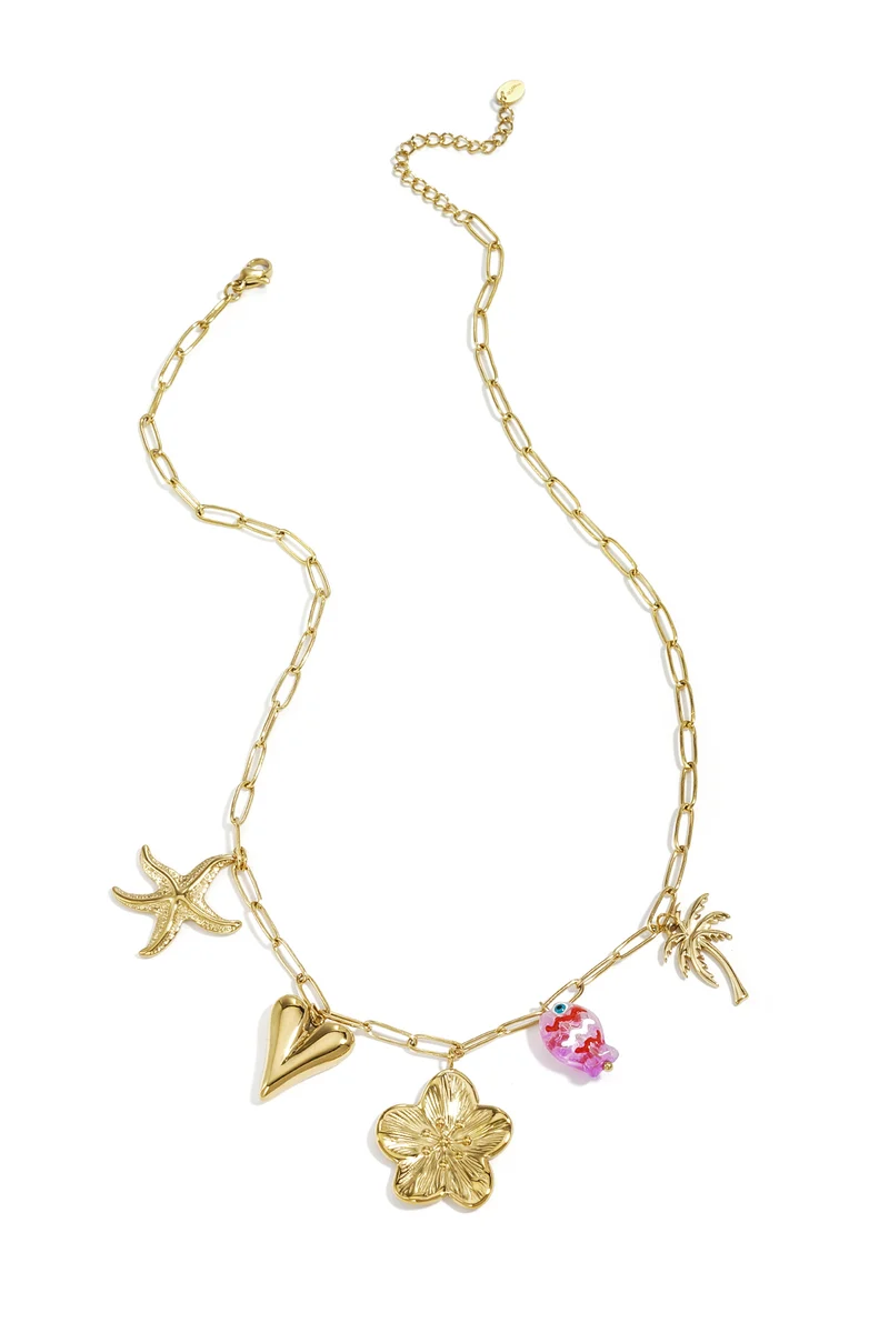 Bedel ketting romantic stainless steel