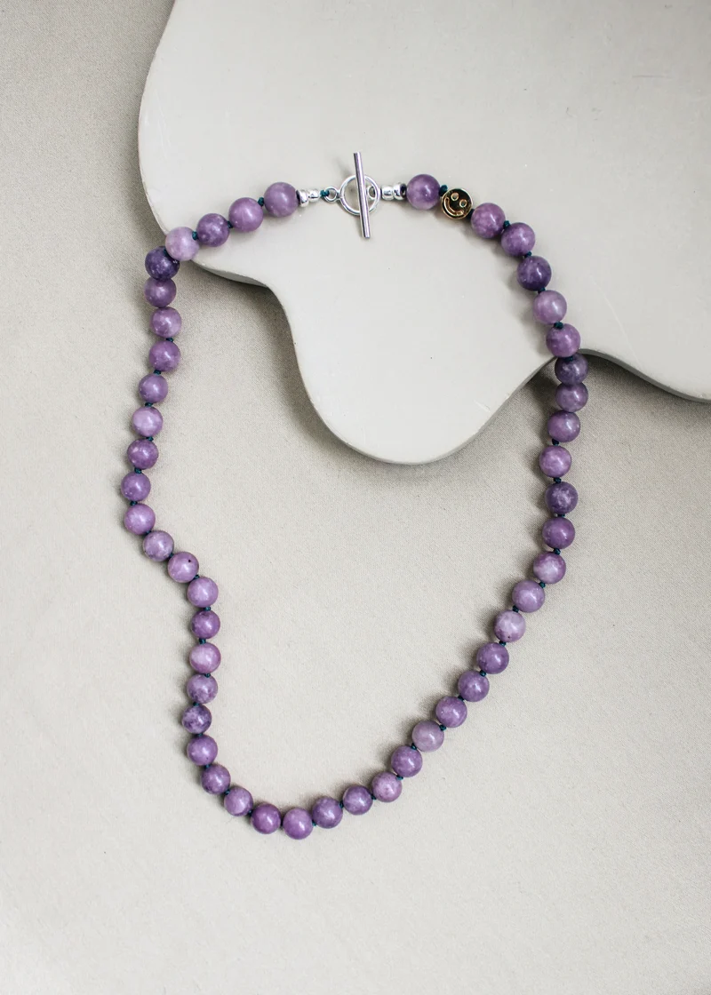 Lepidoliet ketting 'Emma'