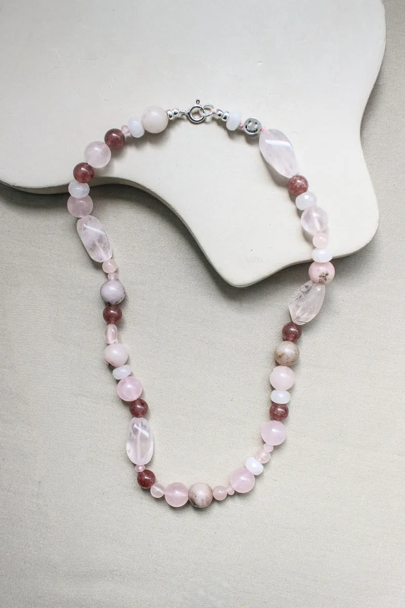 Edelsteen ketting 'Thalia'