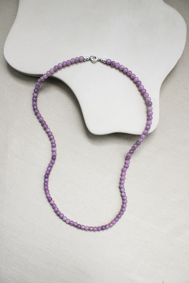 Lepidoliet ketting 'Flore'