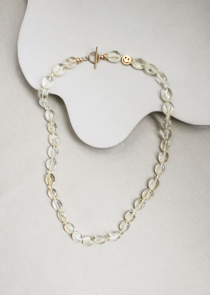 Citrien ketting 'Lena'