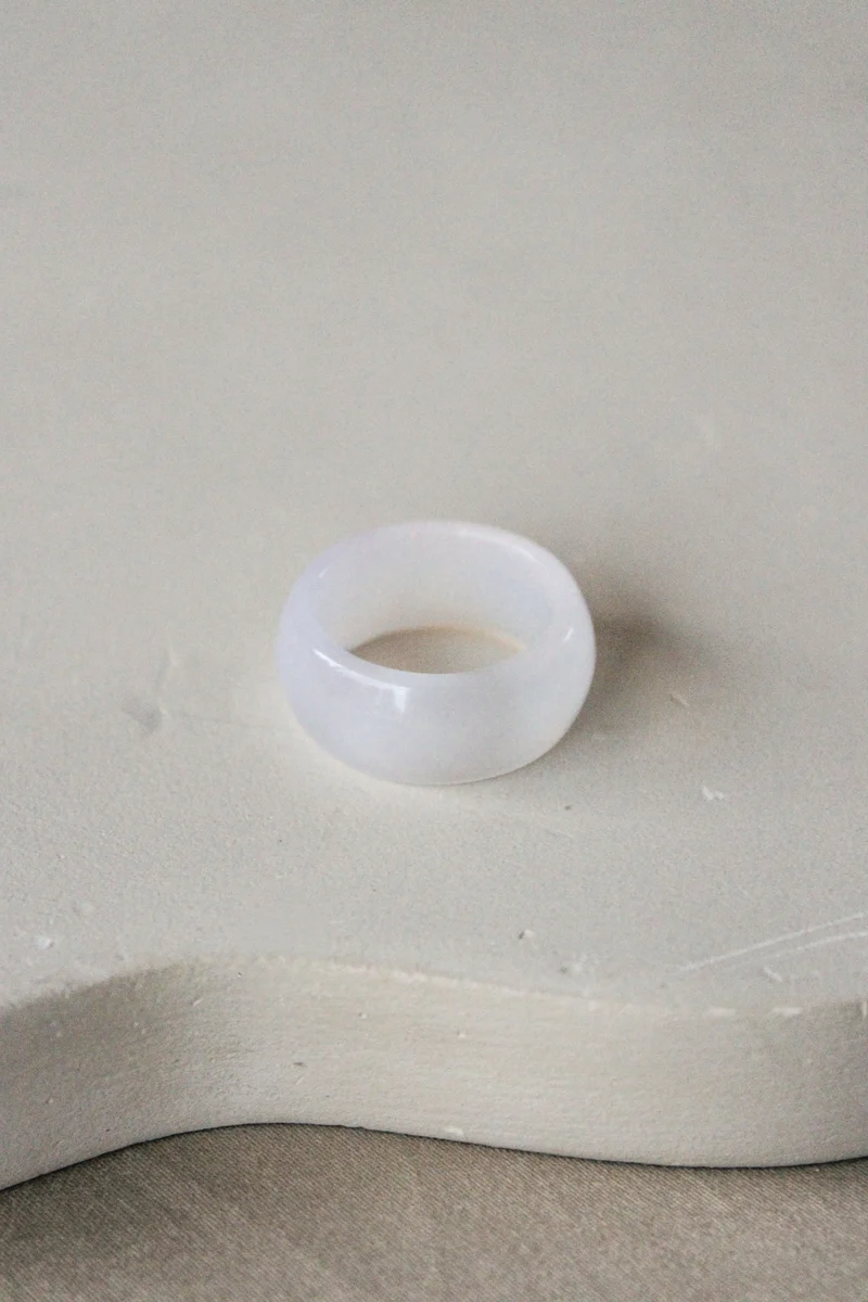 'Tara' Agaat Ring (US 6.5, 16.9mm)