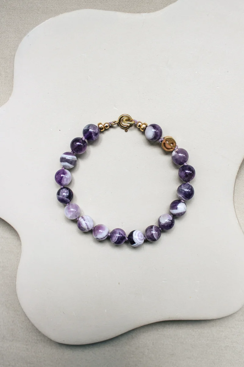 Amethist armband 'Emma'