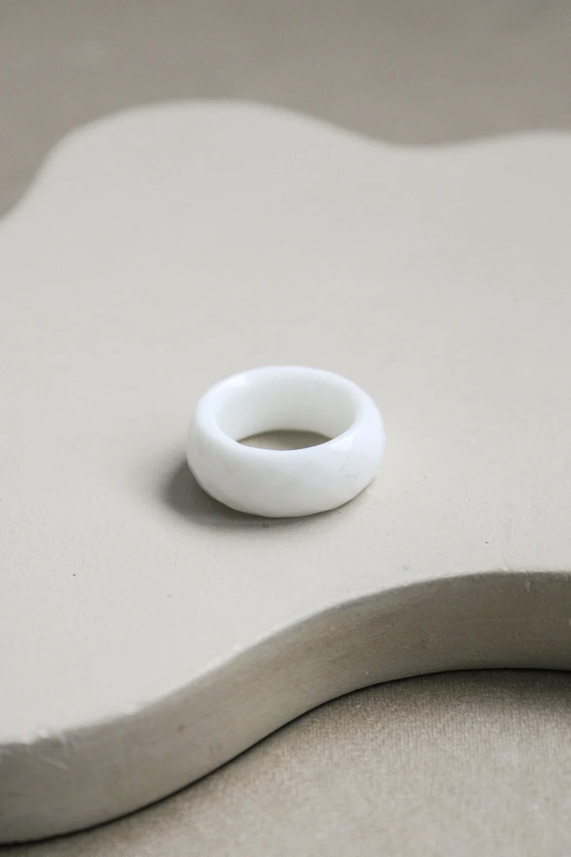 'Wende' Howliet Ring (US 6.5, 16.9mm)