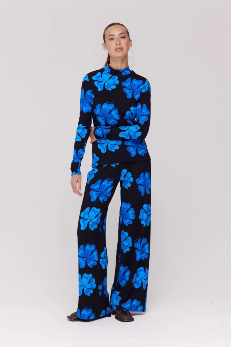 Broek Jane Blue Bloom SS6T100