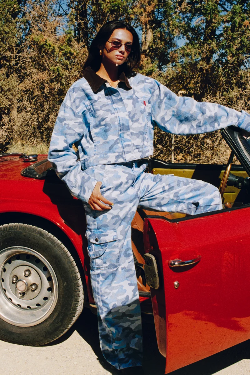 Jacket Fiona Blue Camo SS6D201