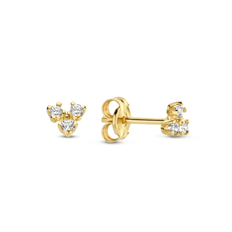 Jackie Gold 14K Golden Ear Studs JKE23.011