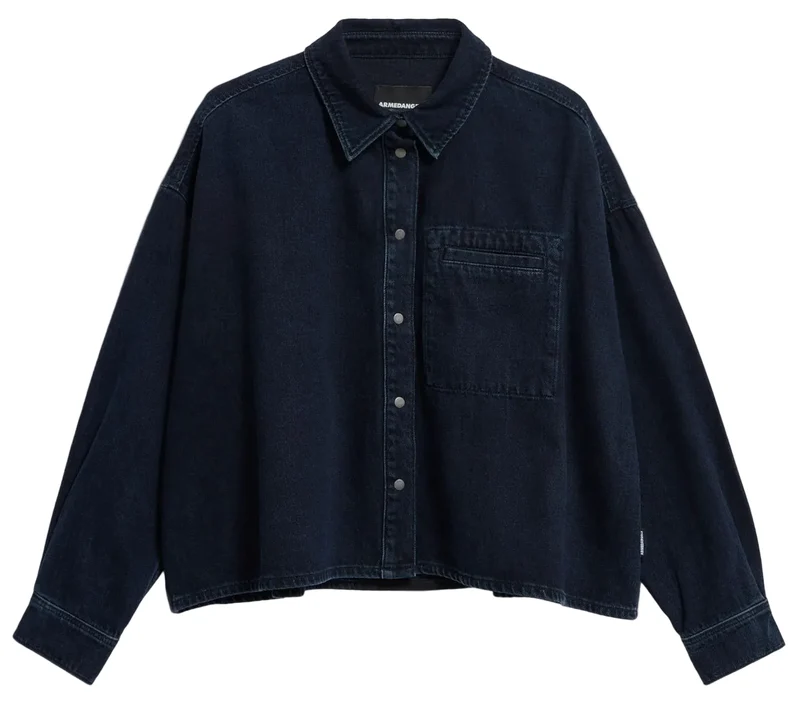 ARMEDANGELS Nalaani denim blouse rinse women