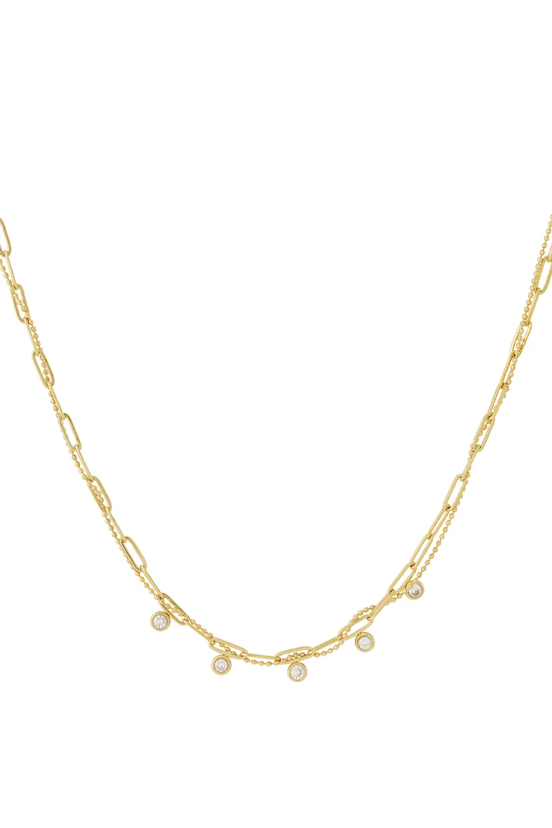 Ketting sparkling stainless steel