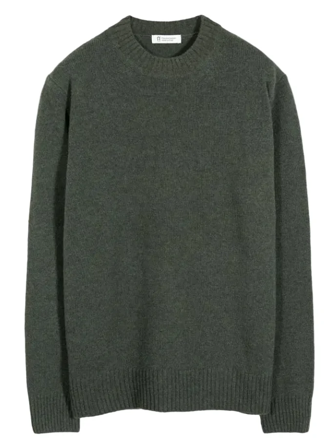 RIFO Ferruccio recycled wool jumper green foresta men