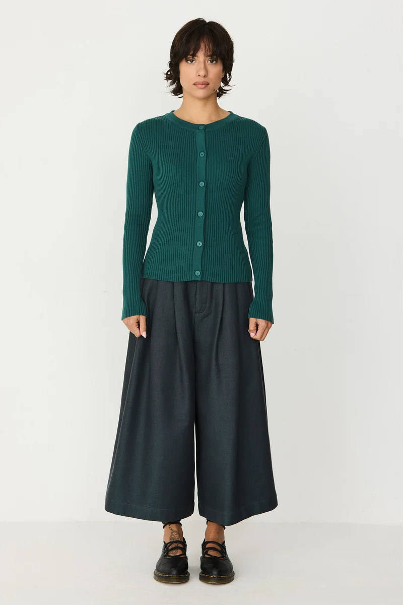SKFK Ekilore cardigan G5 green women