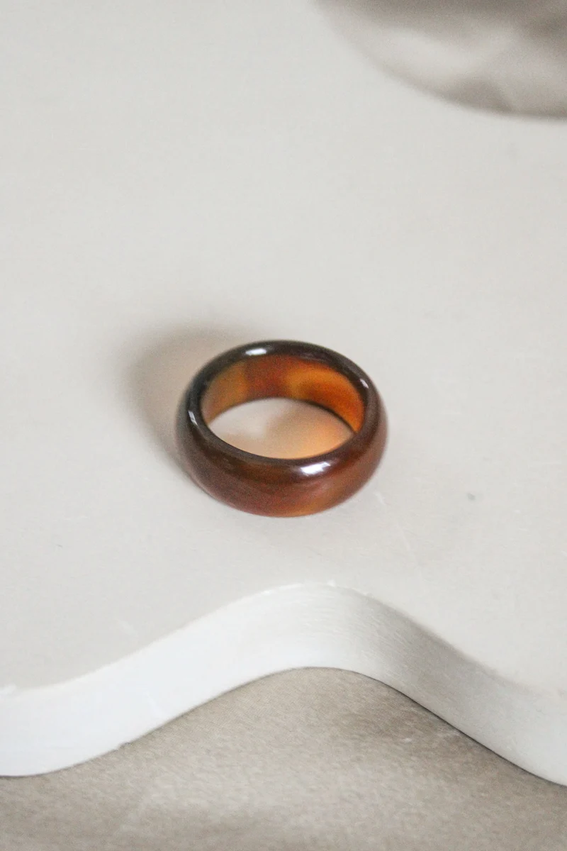 'Minthe' Agaat Ring (US 10.5, 20.2mm)